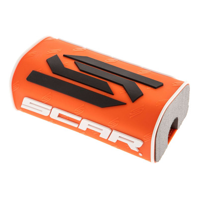 Mousse de guidon sans barre - Scar 3D Design - Orange/Blanc