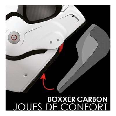 Mousses de joues Roof pour casque RO9 Boxxer Carbon