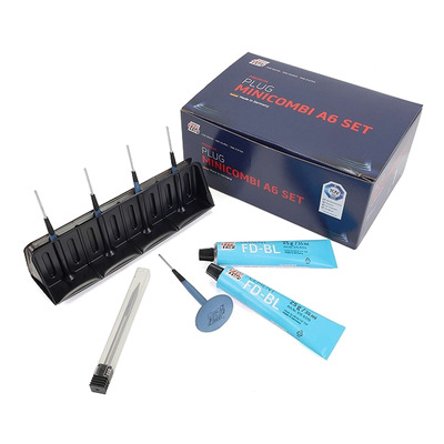 Nécessaire réparation pneu Tip Top minicombi A6 plug Ø 40 mm/tige 7 mm