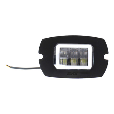 Optique de feu avant Evok Iron LED Angel eyes DRL Vespa Special 50