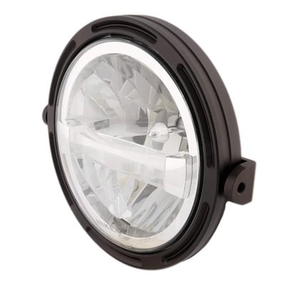 Optique de phare LED Highsider Frame-R1 Type 4 fixation latérale noir