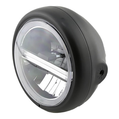 Optique de phare LED Highsider Pecos Type 6 fixation latérale noir