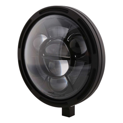Optique de phare LED Ø17cm Highsider Frame-R1 Type 11 noir montage inférieure