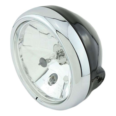 Optique de phare Shin Yo Pecos 5 noir/chrome