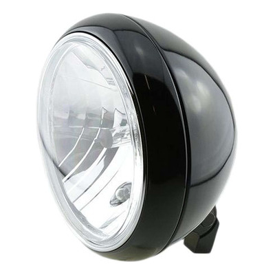 Optique Full LED Moto 6081B - Rond 7 40W 4500Lms 5500K - Noir - XENLED  Phare moto - France-Xenon