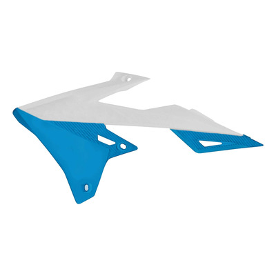 Ouïes de Radiateur ACERBIS Blanc / Bleu - Suzuki 450 RMZ 18-25