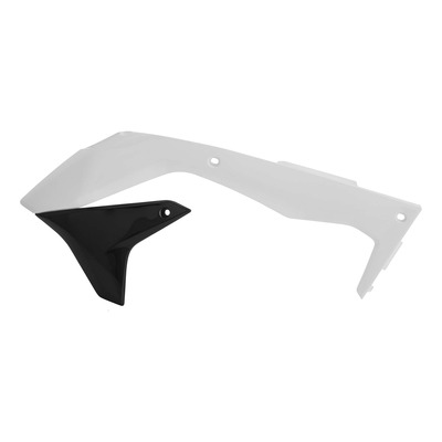 Ouïes de Radiateur ACERBIS Blanc / Noir - Kawasaki 450 KXF 16-18
