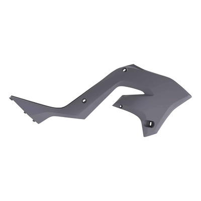 Ouïes de Radiateur POLISPORT RESTYLING Édition 2022 Gris Nardo - Kawasaki 125 / 250 KX 03-08