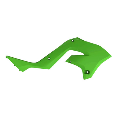 Ouïes de Radiateur POLISPORT RESTYLING Édition 2022 Vert - Kawasaki 125 / 250 KX 03-08