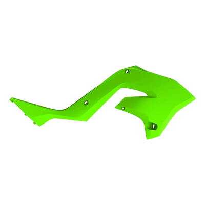 Ouïes de Radiateur POLISPORT RESTYLING Édition 2022 Vert Citron - Kawasaki 125 / 250 KX 03-08