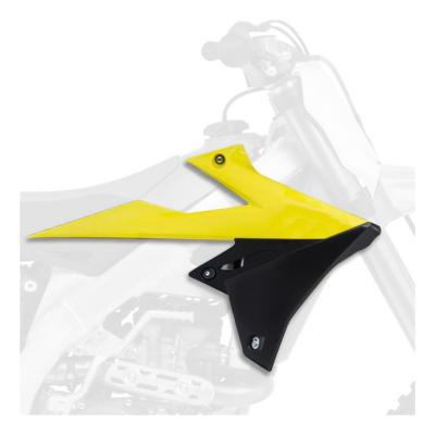 Ouïes de radiateur Polisport Suzuki 450 RM-Z 18-21 jaune/noir (couleur origine 2018)