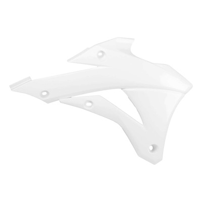 Ouïes de Radiateur POLISPORT Type Origine Blanc - Kawasaki 85 à 112 KX 14-21