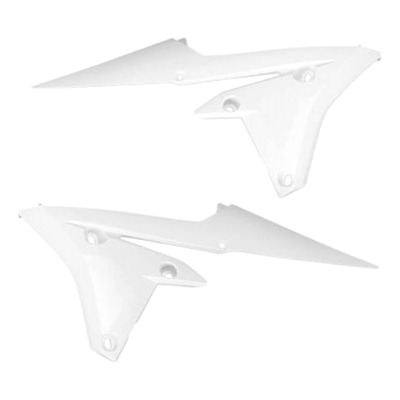 Ouïes de Radiateur POLISPORT Type Origine Blanc - Yamaha 450 YZF 14-17