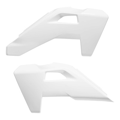 Ouïes de radiateur Polisport type origine blanches Husqvarna FC 450 25-26