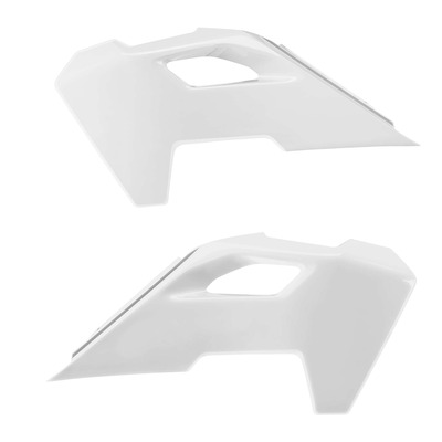 Ouïes de radiateur Polisport type origine blanches Husqvarna FC 450 23-24