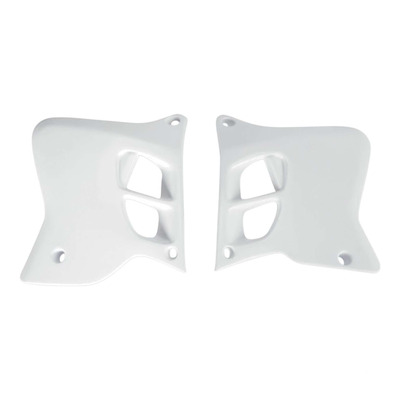 Ouïes de radiateur Polisport type origine blanches Yamaha YZ 250 93-95