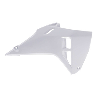 Ouïes de radiateur Polisport type origine blanches Honda CRF 450 R 21-24