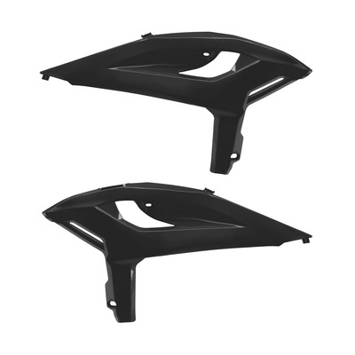 Ouïes de radiateur Polisport type origine noires Beta RR 250 X-Pro 2T 25-26