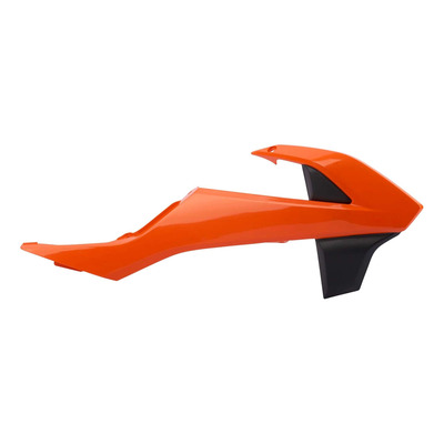 Ouïes de Radiateur POLISPORT Type Origine Orange / Noir - KTM 250 à 505 SXF 16-18