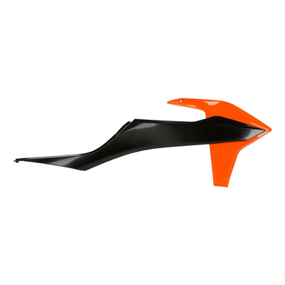 Ouïes de Radiateur POLISPORT Type Origine Orange / Noir pour KTM EXCF 20-23