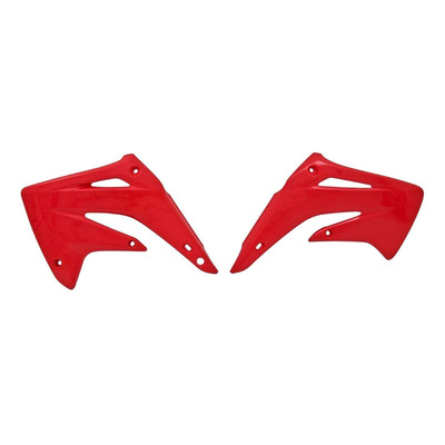 Ouïes de Radiateur POLISPORT Type Origine Rouge - Honda 450 CRF-R 02-04