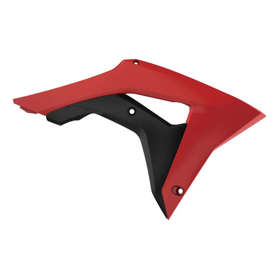 Ouïes de Radiateur POLISPORT Type Origine Rouge / Noir - Honda 450 CRF-R 17-20