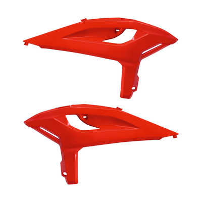 Ouïes de radiateur Polisport type origine rouges Beta RR 250 X-Pro 2T 25-26