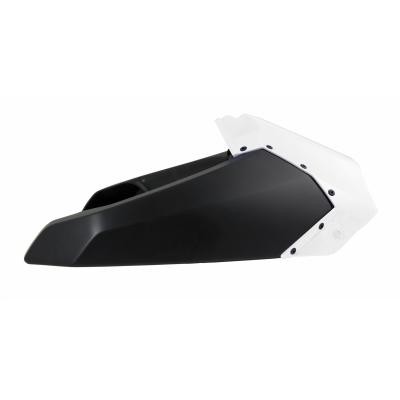 Ouïes de radiateur supérieures RTech blanches et noires pour Yamaha YZ250F 14-16