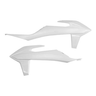 Ouïes de radiateur UFO KTM 250 SX 19-22 blanc