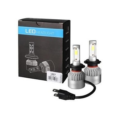 Pack 2 ampoules H7 à LED 12V culot PX26D 8000 lumens 6500K