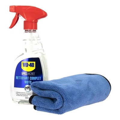 Pack 3 nettoyants complet WD-40 500 ml + 3 chiffons microfibres