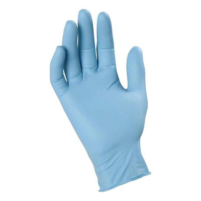 Pack de 100 gants d'ateliers en nitrile bleu