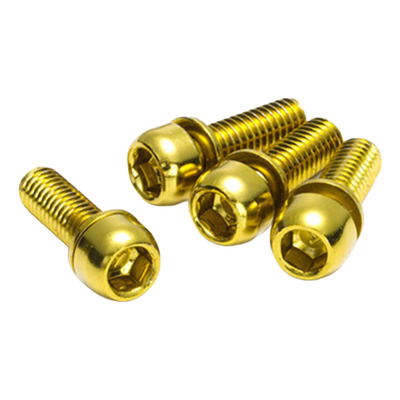 Pack visserie étrier frein Reverse M6 x 18mm or