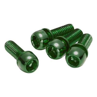 Pack visserie étrier frein Reverse M6 x 18mm vert
