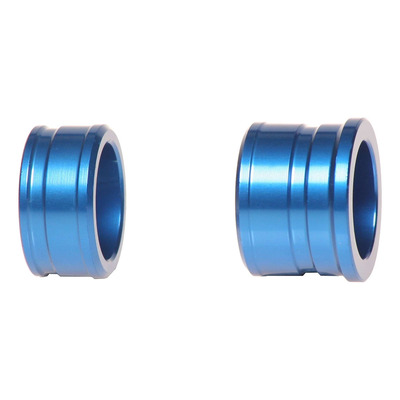 Paire d’Entretoises de Roue Arrière RFX Pro en Aluminium Anodisé Bleu pour Sherco SER/SEF 14-21