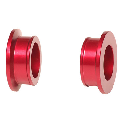 Paire d’Entretoises de Roue Avant RFX Pro en Aluminium Anodisé Rouge pour Beta RR 13-20