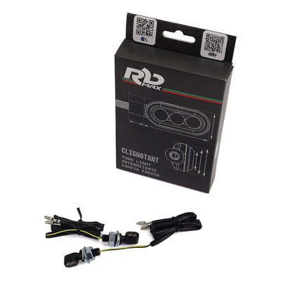 Paire de clignotant noir à led RBMAX RUBIS