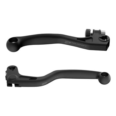 Paire de Leviers Incassables POLISPORT APT Noirs – Honda 125 / 250 CR-R 04-07