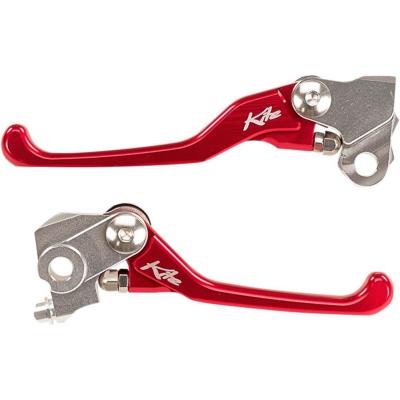 Paire de leviers Kite Honda CRF 250R 07-18 rouge