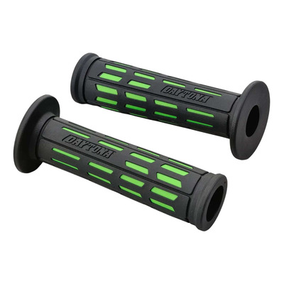 Paire de poignées Daytona GGD-Tapered-SP ouvertes noir/vert