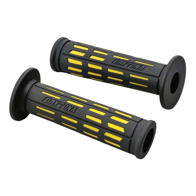 Paire de poignées Daytona GGD-Tapered-SP ouvertes noir/jaune