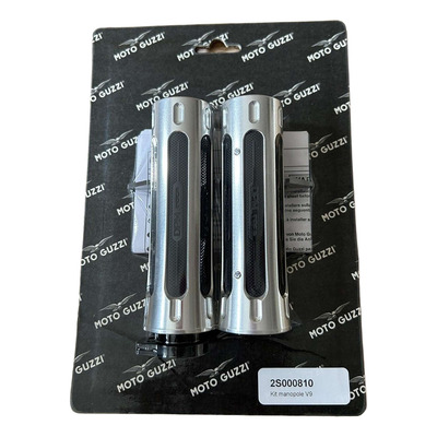 Paire de poignées en aluminium d'origine 2S000810 Moto Guzzi V9 850 Bobber 2016-23
