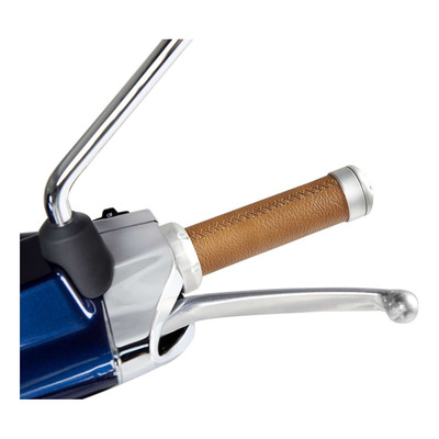 Paire de poignées en cuir d'origine 1B005513 Vespa Primavera 125 2013-21