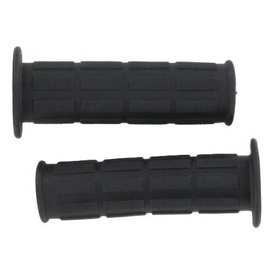 Paire de revêtements de poignées noir type domino pour Mbk / Peugeot