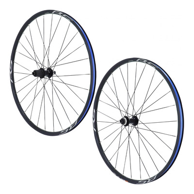 Paire de roues vélo de route 700 Shimano RS171 10/12v à disque