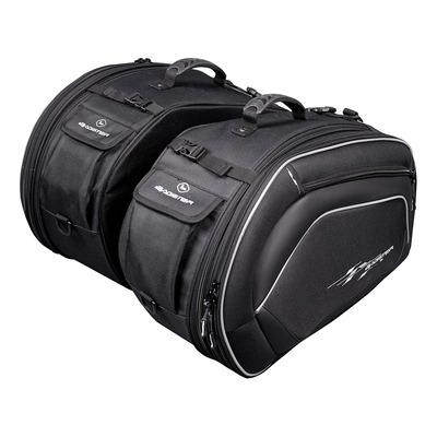Paire de sacoches cavalière Bagster TOURER extensibles 15 à 25L noir