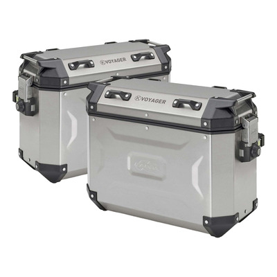 Paire de valises aluminium Kappa K'Voyager 37L + 37L