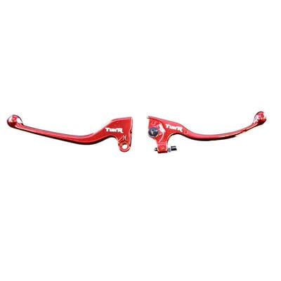 Paire leviers Rieju MRT 09-17 / Derbi Senda Evo 08-11 rouge