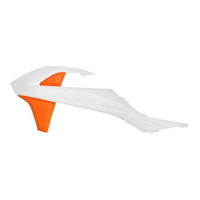Paire ouÏes de Radiateur Rtech - KTM SX 50cc 16-23 - Orange/Blanc