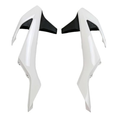 Paire ouÏes de Radiateur Ufo Blanc/Noir KTM SX/SXF 16-18
